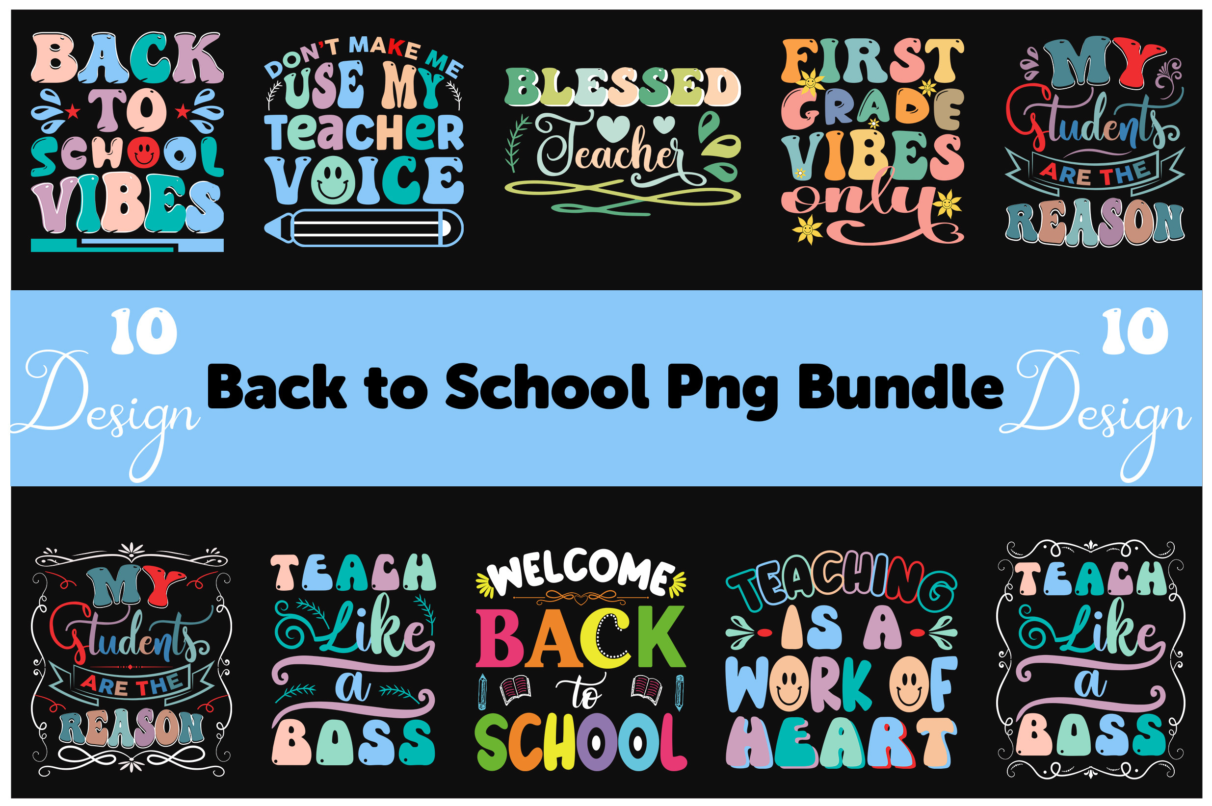 Back to School Png Bundle Graphic by Abdur Rashid · Creative Fabrica