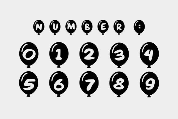 Balloon Party Font - Preview 4