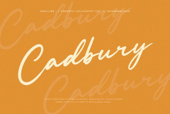 Challing Font - Preview 2
