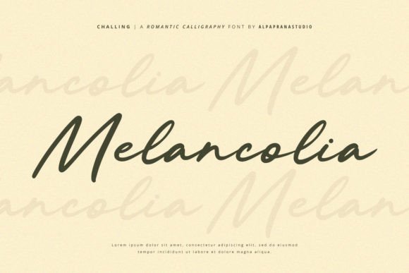 Challing Font - Preview 4