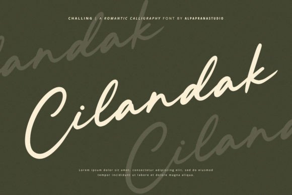 Challing Font - Preview 5