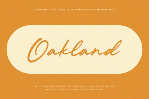 Challing Font - Preview 6