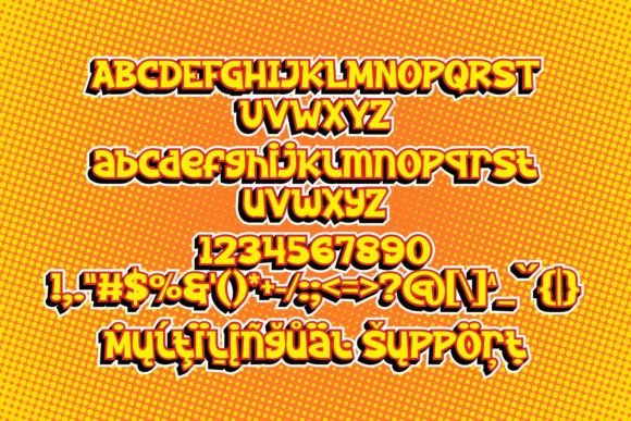 Comic Class Font - Preview 3