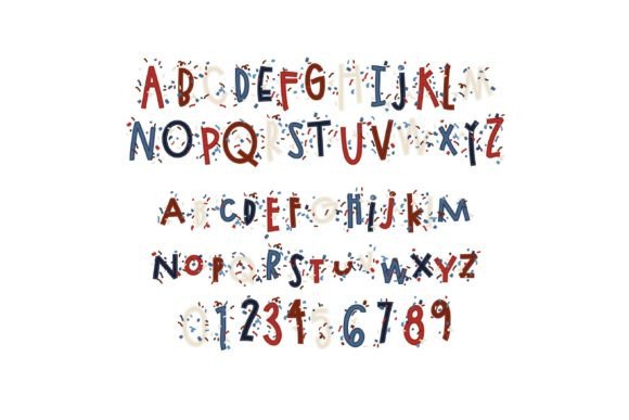 Confetti Usa Font - Preview 1