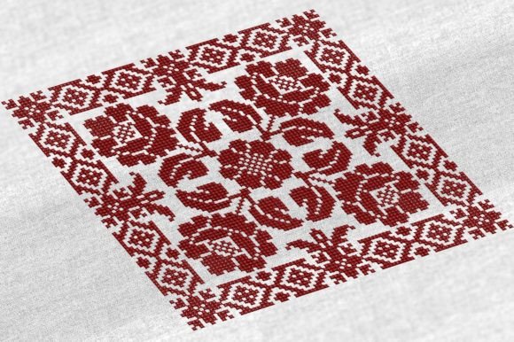 Cross Stitch Pattern for Pillow #BD002