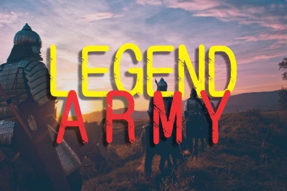 Defence War Font - Preview 1