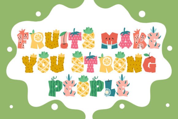 Fruitz Font - Preview 1