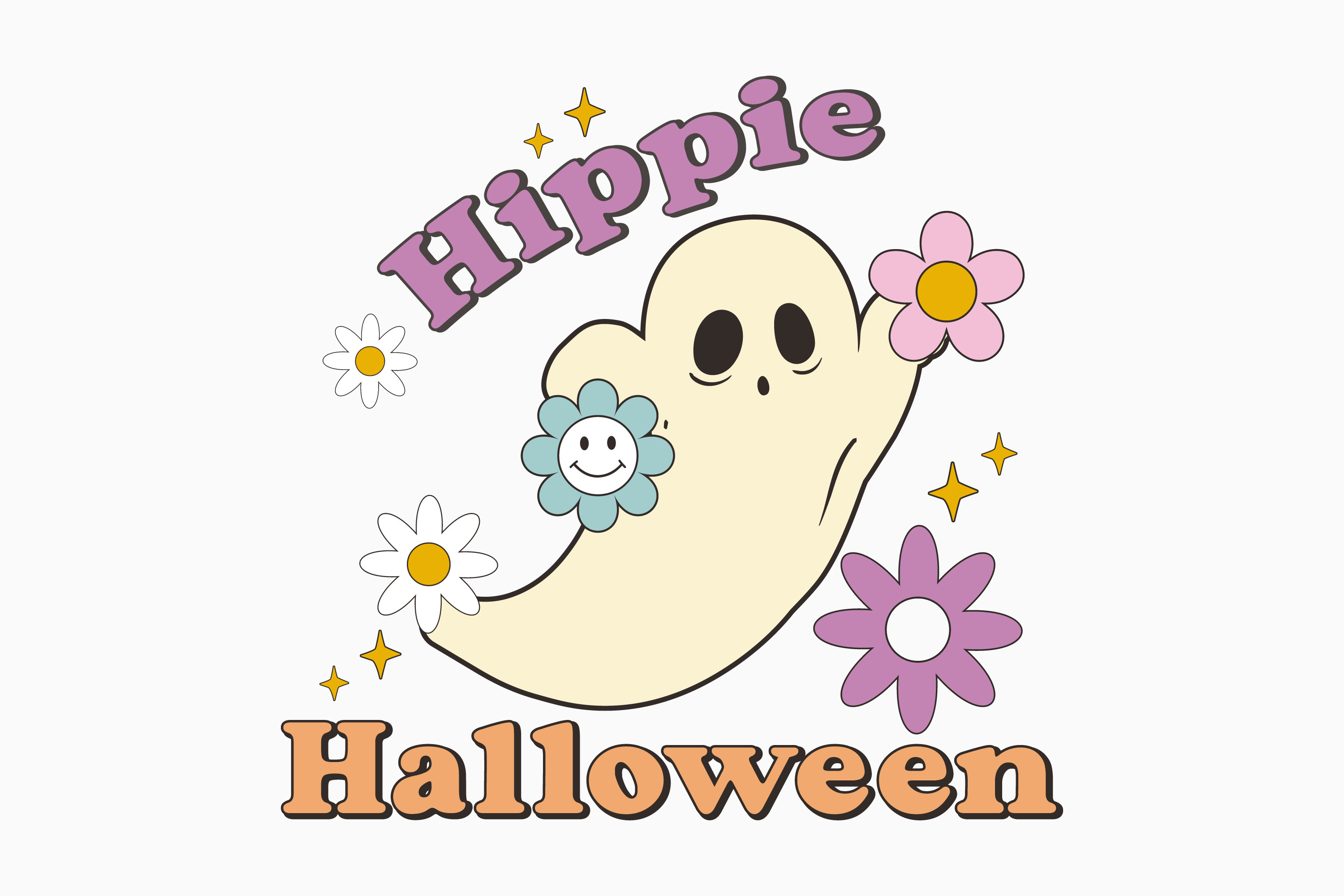 Hippie Halloween Graphic by Svg Box · Creative Fabrica