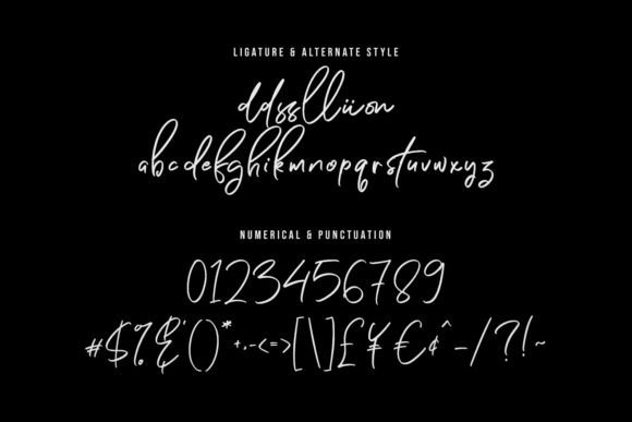 Jhon Wave Font PNG with transparent background - Preview 2