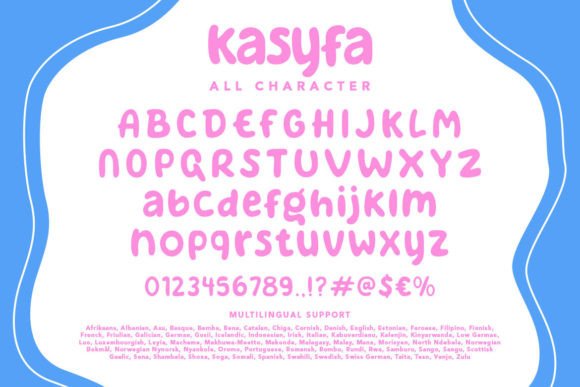 Kasyfa Font PNG with transparent background - Preview 6