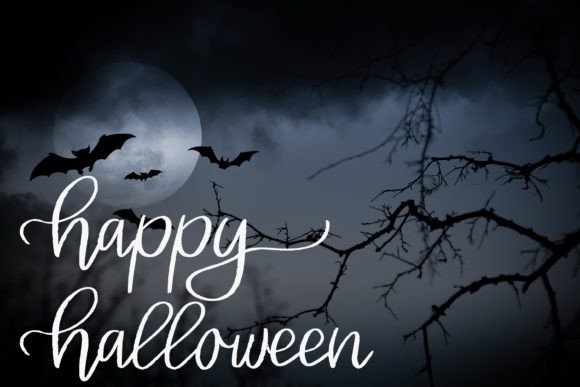 Lovely Haunting Font PNG with transparent background - Preview 5