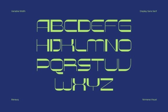 Merauq Font PNG with transparent background - Preview 6