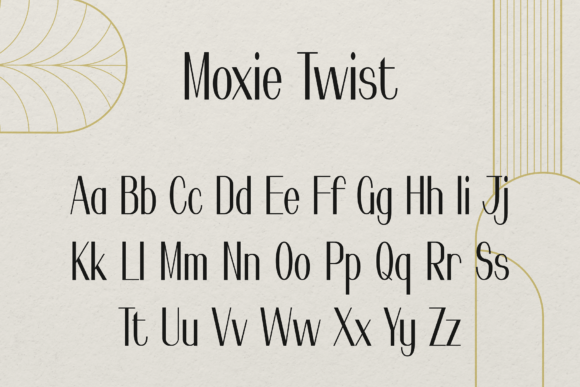 Moxie Twist Font PNG with transparent background - Preview 1