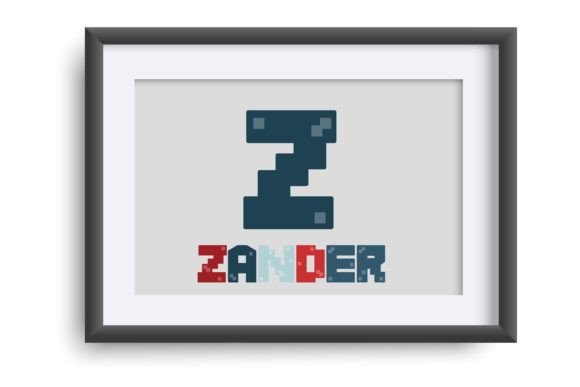 Pixelcraft Usa Font PNG with transparent background - Preview 3