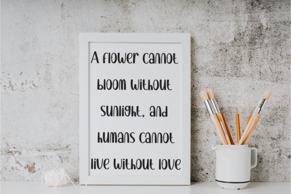 Rose Ring Font PNG with transparent background - Preview 3