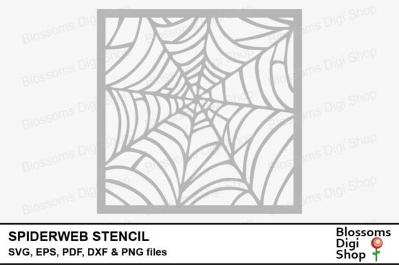 Spiderweb Stencil