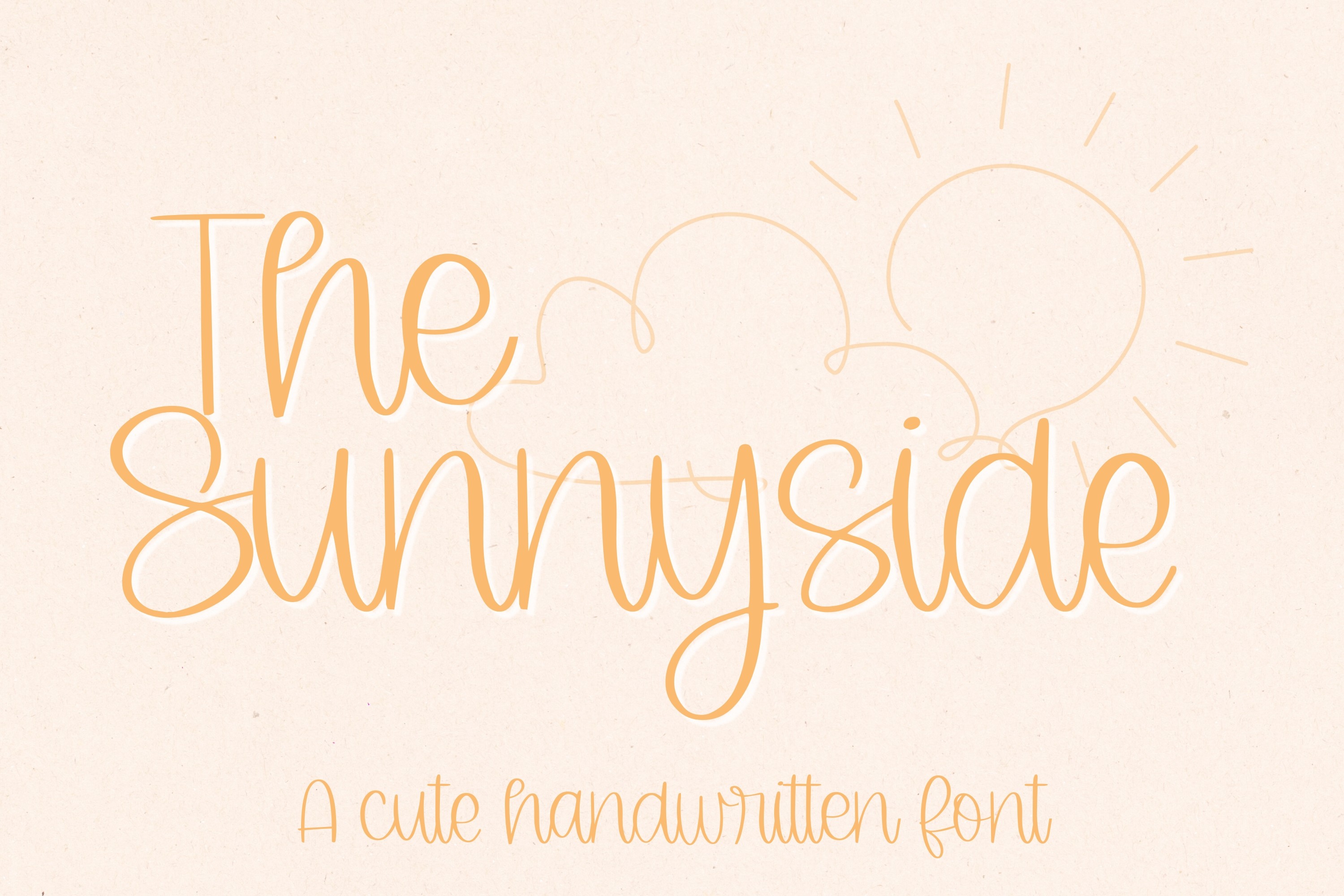 The Sunnyside Font