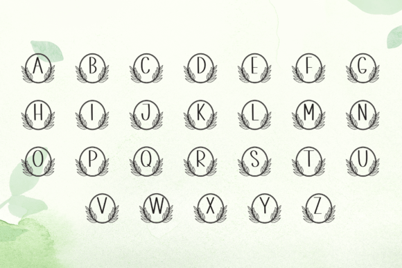 Beautiful Monogram Font - Preview 6