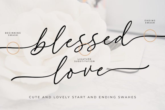 Blessed Love Font - Preview 1