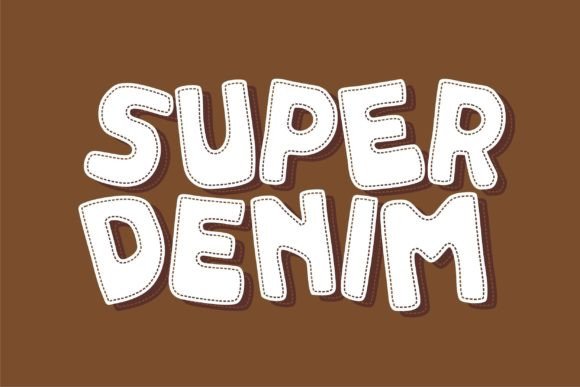 Comic Stitch Font - Preview 3