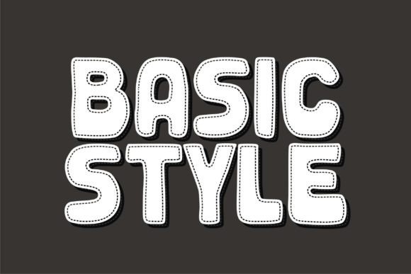 Comic Stitch Font - Preview 4