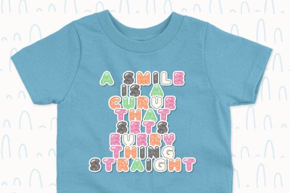 Curvy Draw Font - Preview 3