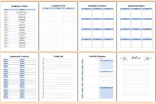 Editable 2024 Weekly Planner for Canva Graphic by Shumaya · Creative ...