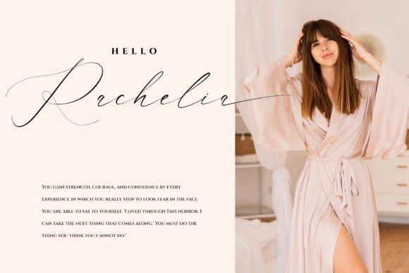 Flavinda Font - Preview 1