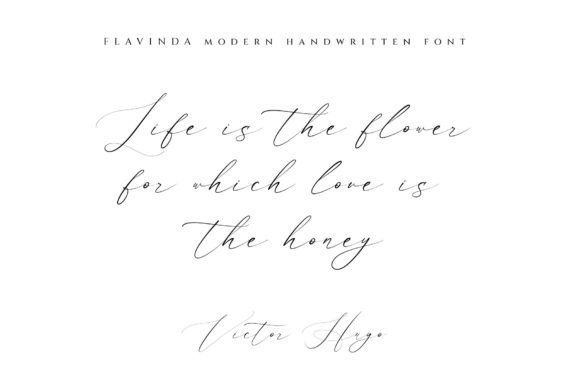 Flavinda Font - Preview 5
