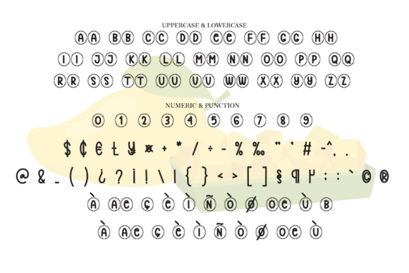 Flavor Mellow Font PNG with transparent background - Preview 6