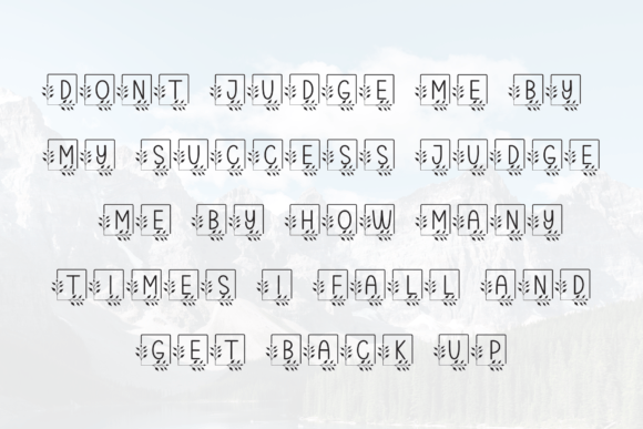 Frame Monogram Font - Preview 5