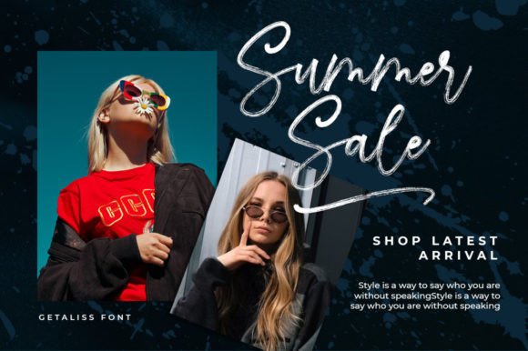 Getaliss Font - Preview 2