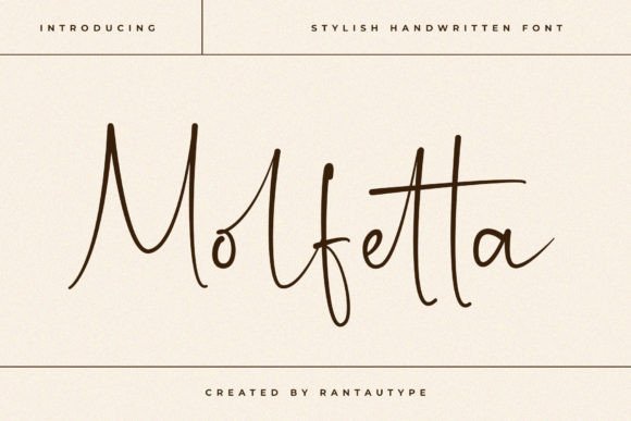 Molfetta Font PNG with transparent background - Preview 1