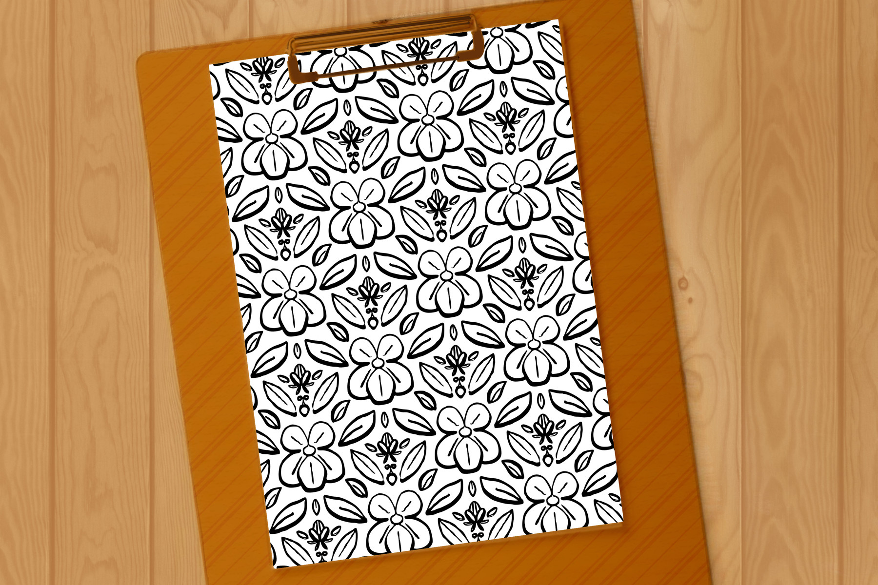 Rustic Violets Pattern Graphic by Expressive Sun Art · Creative Fabrica