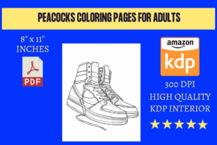 Sneaker Coloring Pages for Kids Graphic by KDP INTERIORS MARKET ...