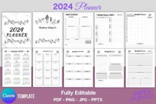 2024 Planner Editable Canva Template KDP Graphic by SUPER GRAPHICS ...