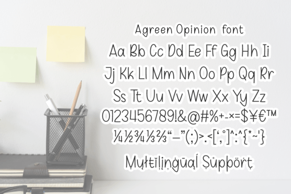 Agreed Opinion Font - Preview 3