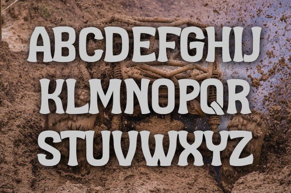 Army Jeep Font - Preview 1