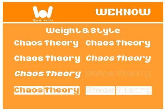 Chaos Theory Font - Preview 6