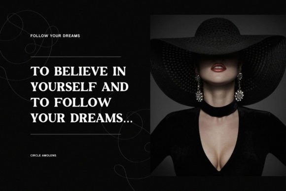 Circle Amolens Font PNG with transparent background - Preview 2