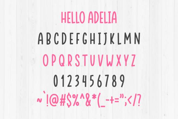 Hello Adelia Font - Preview 5