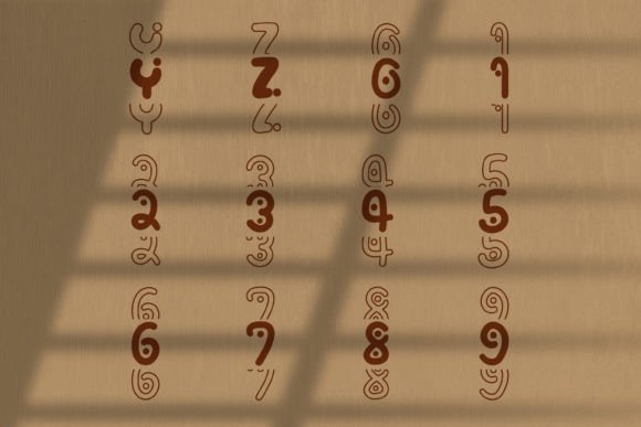 Mirrormuse Font PNG with transparent background - Preview 3