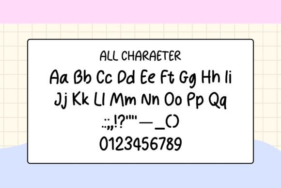 Noele Font PNG with transparent background - Preview 3
