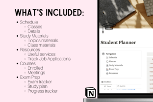 Notion Student Planner Dashboard Graphic by stormdigitalco · Creative ...