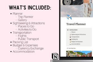 Notion Travel Planner Dashboard Template Graphic by stormdigitalco ...