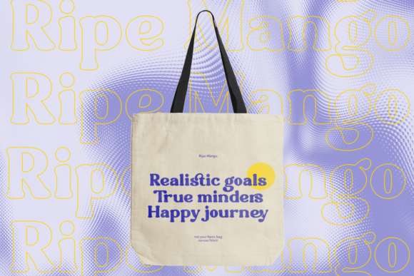 Ripe Mango Font PNG with transparent background - Preview 6