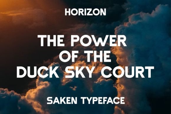 Saken Font PNG with transparent background - Preview 4