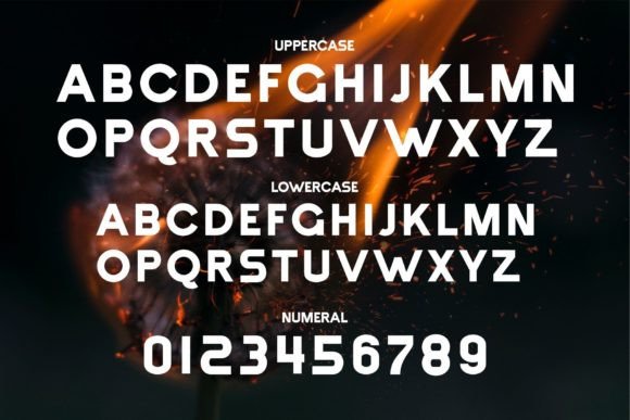 Saken Font PNG with transparent background - Preview 5