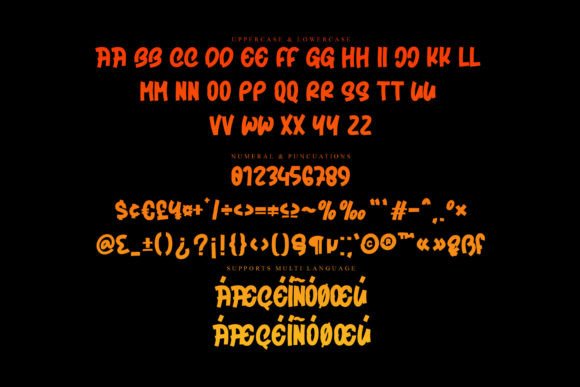 Smoker Font PNG with transparent background - Preview 4