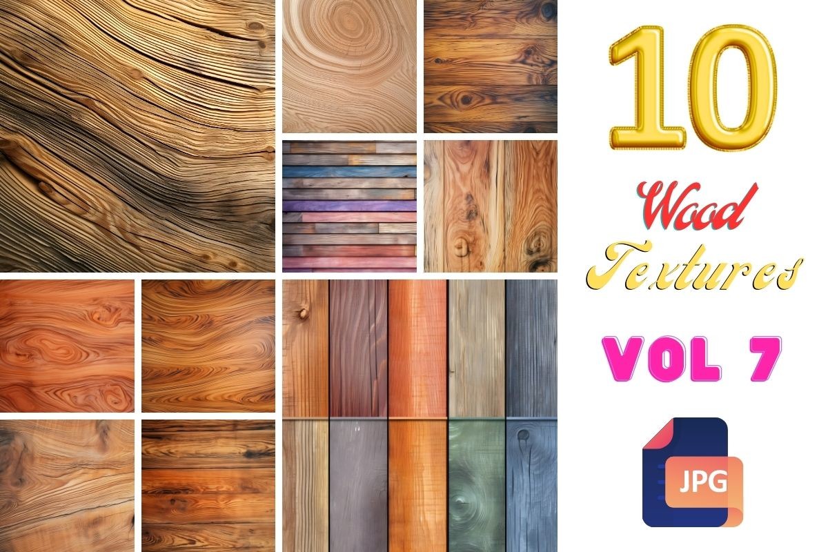 Vintage Wood Texture Set, Ranya